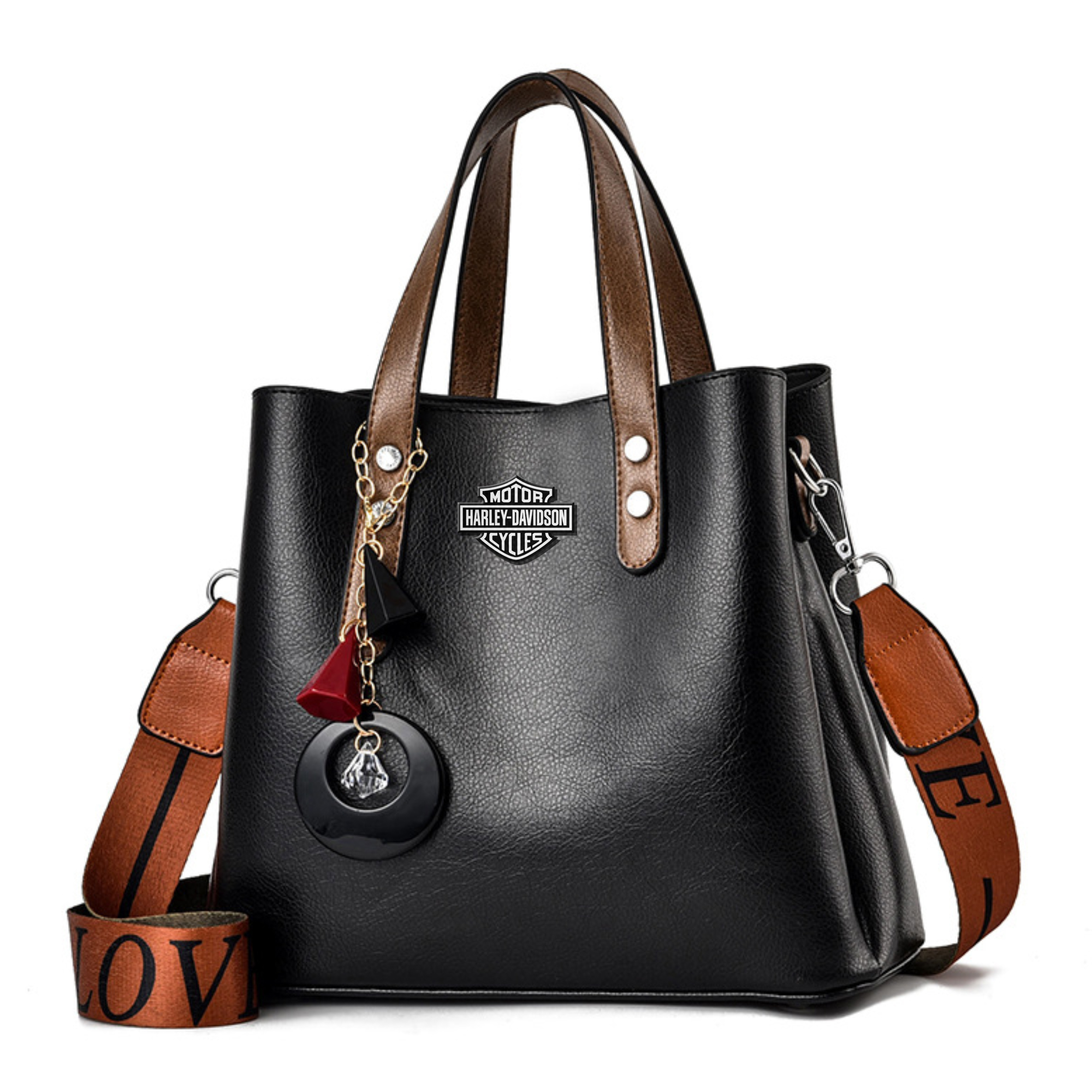 Harley Davidson Pebbled Leather Shoulder Bag Official Licensed Product,  Women's Fashion, Bags & Wallets, Purses & Pouches on Carousell