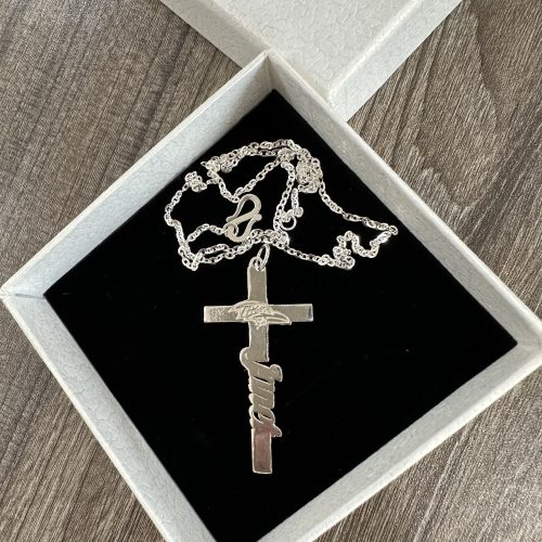 Customize Your Name With TML Jesus Cross Necklace High Quality 925 Sterling Silver Version 1 NH photo review